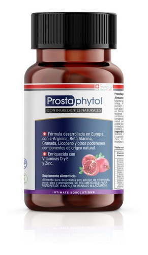 Suplementos Prostata Prostaphytol Para 1 Mes 1 Frasco