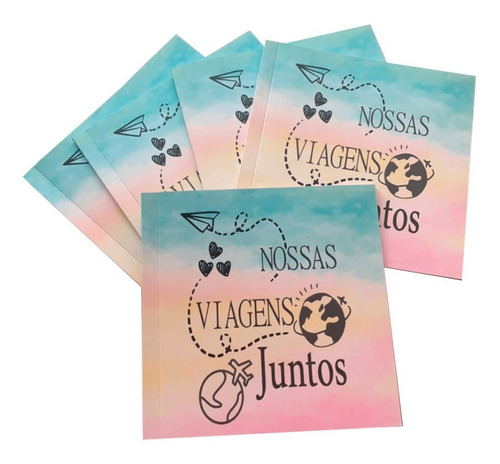 Imagem 1 de 6 de Álbum De Figurinhas Tema Viagem