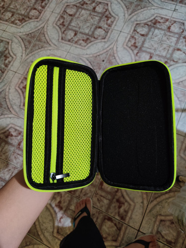 Estojo De Armazenamento Para Philips Oneblade Qp2530/2520 Preto/verde