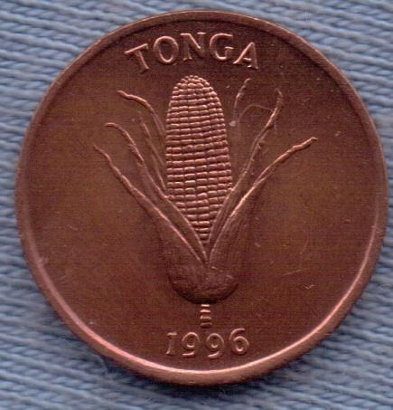 Imagen 1 de 3 de Tonga 1 Seniti 1996 * Espiga De Trigo *