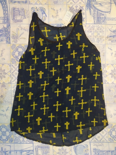 Remera Musculosa De Gasa Talle Único. Super Oferta!