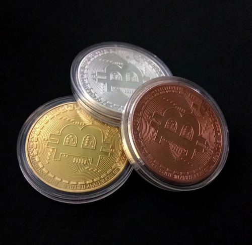 Imagen 1 de 4 de Bitcoin Moneda Física Colección X 3 ... Milenoil