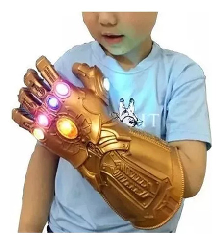 Guante Infantil Thanos Leds Infinite Mitt Para Mano Izquierd