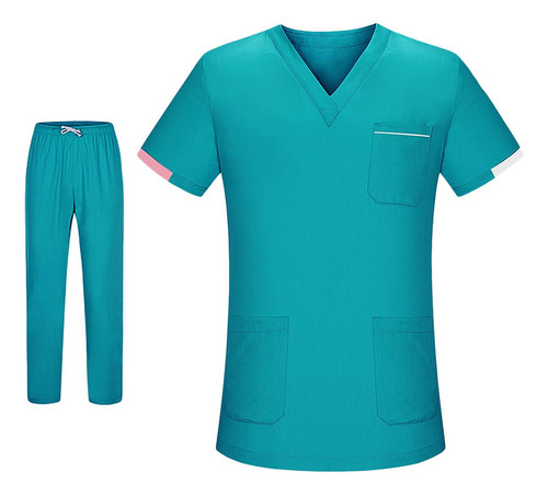 . Conjunto De Uniforme De Enfermería, Top De Enfermera De