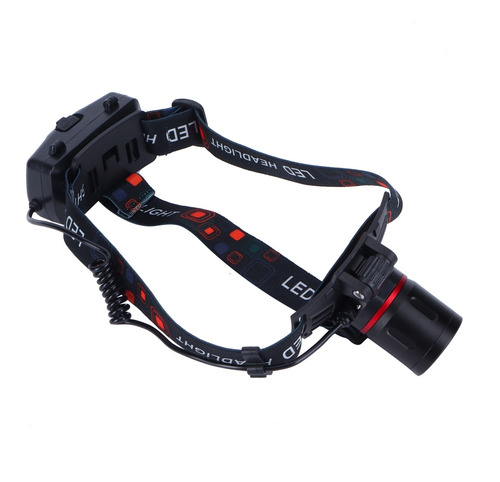 Linterna Frontal Led, Luz Verde, Impermeable, Carga Usb