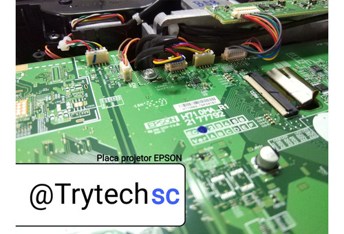 Imagem 9 de 10 de Reparo Em Placa Projetor Epson S12 W12 X14 Ex5210 Hc 707 ...