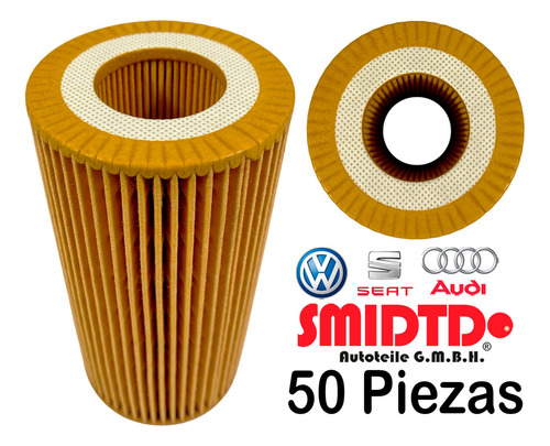 50 Filtros De Aceite Vw Passat 2.0l 12-15