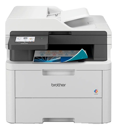 Impresora Brother Laser L3560cdw + Antivirus Mcafee Digital Blanco