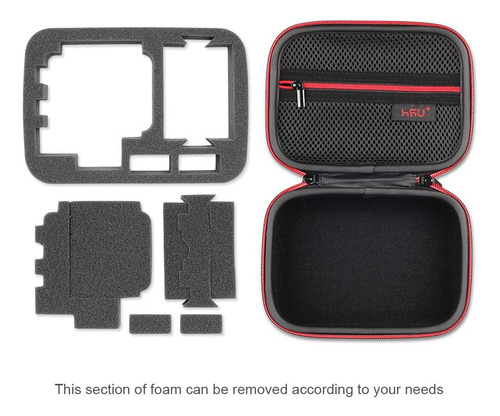 Funda Pequeña Hsu Para Gopro Hero 12/11/10/9/8/7/6/5 Negra,
