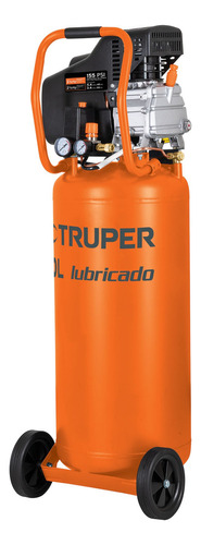 Compresora Vertical 80 Litros Truper Color Naranja Fase eléctrica Monofásica Frecuencia 60 Hz