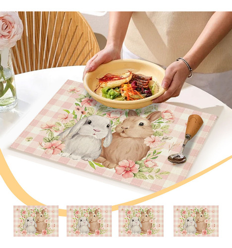 Para Manteles De Mesa Para El Hogar Con Temática De Pascua,