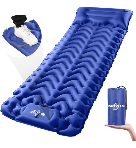 Moxils Sleeping Pad Ultralight Almohadilla Inflable Para Aca