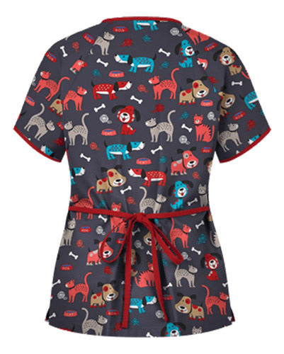 Blusa Corta Para Mujer, Uniforme De Trabajo, De Lactancia