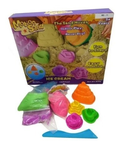 Imagen 2 de 3 de Motion Sand Masa Arena Magica Ice- Cream