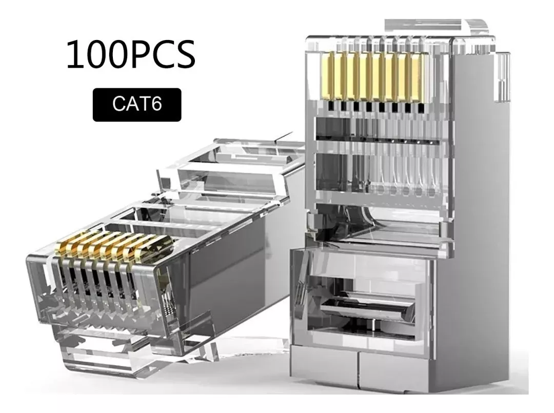 Segunda imagen para búsqueda de conectores rj45 cat 6 blindado