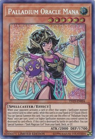 Maná El Oráculo Paladio Prismatic Secret Raro Yugioh