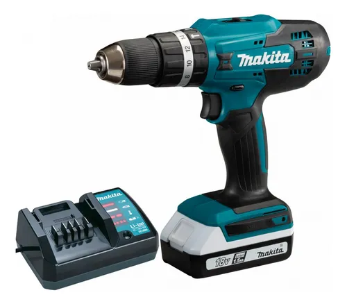comprar Furadeira Parafusadeira De Impacto 18v 1.5Ah Hp488dw Makita 110V\u002F220V Azul-turquesa