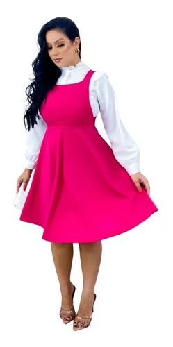 Vestido salopete midi 2025