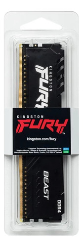 Memoria Ram Pc Ddr4 16gb 3600mhz Kingston Fury Beast Cl18