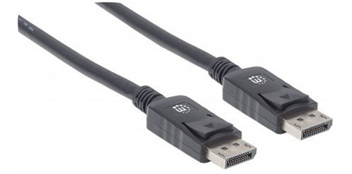 Imagen 4 de 5 de Cable Manhattan Displayport M-m Blindado 2m 307116 /v /vc