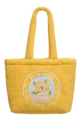 Totebag Farm Praiana Dia De Sol Amarela