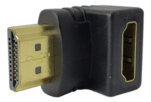 Adaptador Hdmi Hembra A Hdmi Hembra Codo 90 Grados