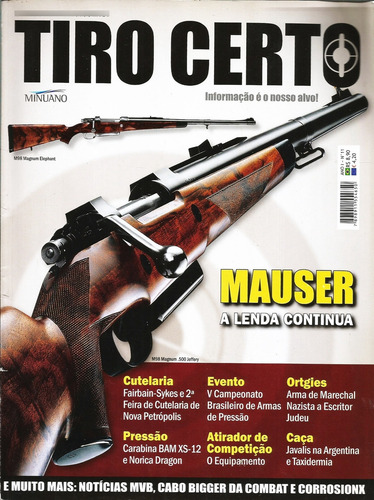 Revista Tiro Certo 11 Editora Minuano (Usado)
