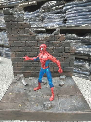 Marvel Spiderman, Peter Parker, Azul Translúcido, 4 Pulgadas (Usado)