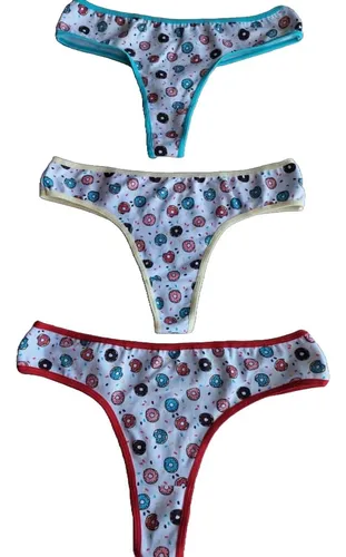 comprar Pack X 3 Colaless De Algodòn Estampado Donas