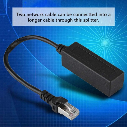 Rj45 1 A 3 Puertos Ethernet Lan Divisor De Red Extensor