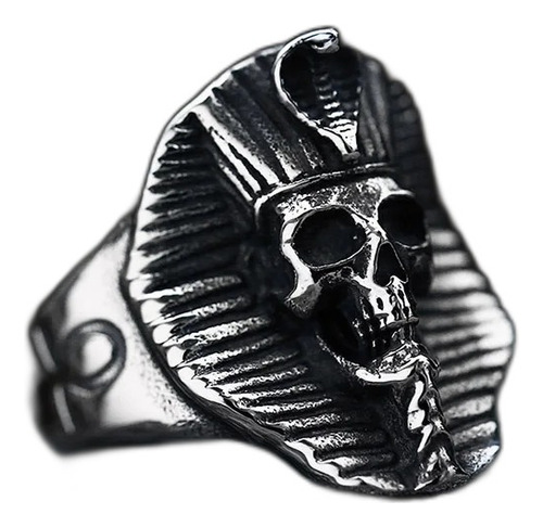 Ghost Store Lm Anillo Hombre Momia Cráneo Faraón Acero Inox