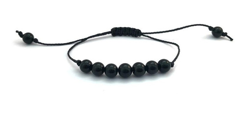 Pulsera Turmalina Negra Piedra Natural 