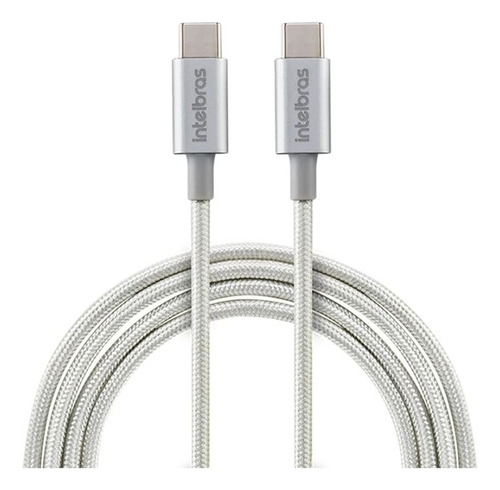 Cabo Usb C Para Usb C Eucc 15nb Em Nylon 3 Anos De Garantia