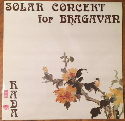 Disco Lp - Angel Rada / Solar Concert For Bhagavan. Album 