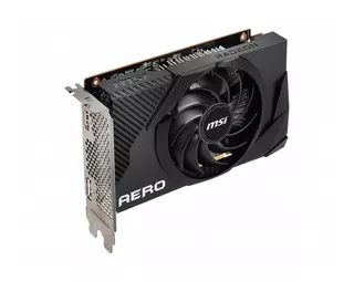 Placa De Vídeo Msi Amd Radeon Rx 6400 Aero Itx 4gb Gddr6 Fsr