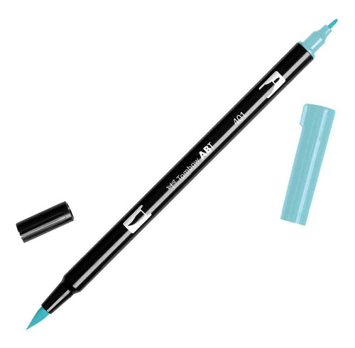 Caneta Marcador Artistico Dual Brush Tombow 401 Aqua