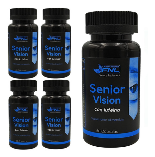 Senior Vision Luteina 5x60 Caps C/u Omega3 Sauco Zeaxantina