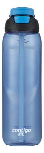 Botella Plástica Fit Autospout Contigo® Straw Tri, 940 Ml Color Amp