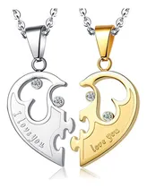 Comprar Collares Corazones Pareja Enamorados Novios Esposos Genieka