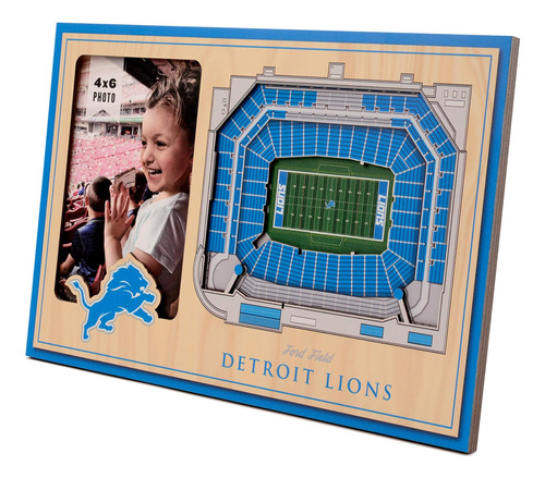 Youthefan Nfl Detroit Lions 3d Stadiumview Marco De Imagen -