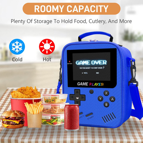 Lonchera Asilada A Prueba De Fugas Impermeable Gamer Azul