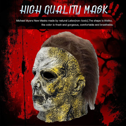 . Nueva Máscara De Micheal Myers Scary Halloween Con M