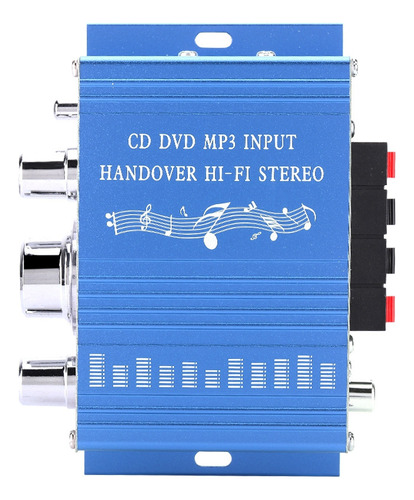 Mini Coche Auto Amplificador Digital Hifi Música Cd Dvd Mp3
