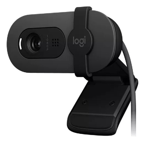 Logitech Brio 100 Cámara Webcam Fhd 1080p Usb Negro