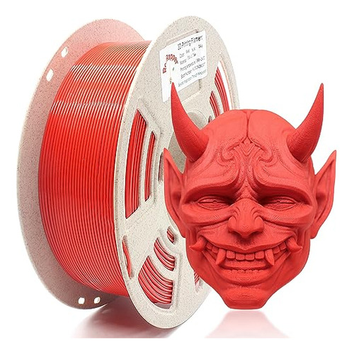 Filamento Rojo Pla 3d Reprapper - 1.75mm - 1kg