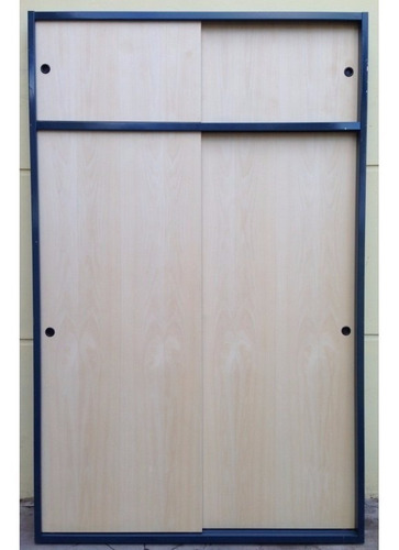 Frente De Placard 100x240 Guatambu C/bau. Corredizo Chapa 18
