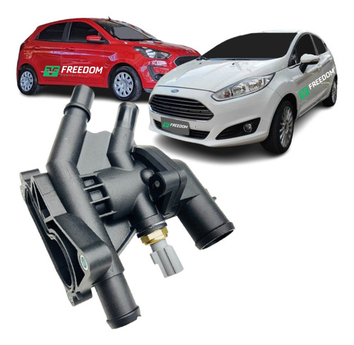 Carcaça Da Valvula Termostática Ford Fiesta Ka 1.0 2015/2021