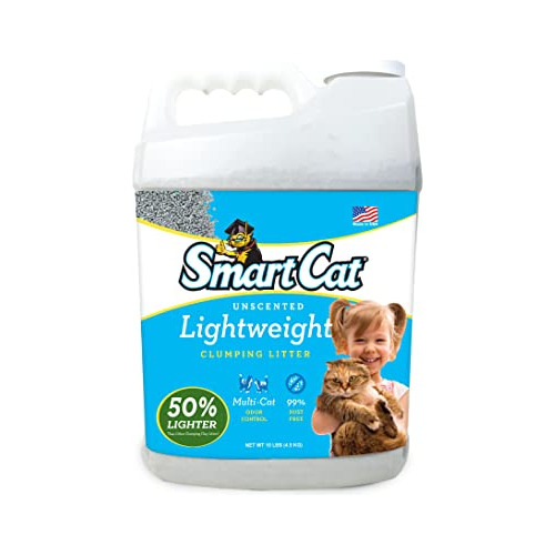 Lightweight Clumping Litter, 10 Pound (160oz 1 Pack) Un...