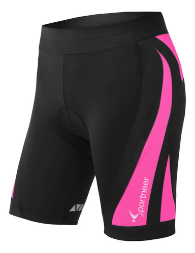 Sportneer Shorts De Ciclismo Acolchados Para Mujer 4d Paddin