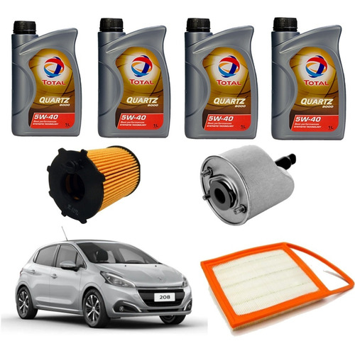 Kit Afinacion Peugeot 208 1.6 Diesel 5w40